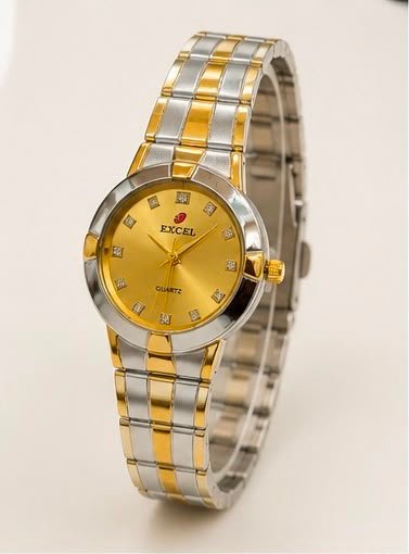 Excel Royal Gold Crystal Watch - Image 2