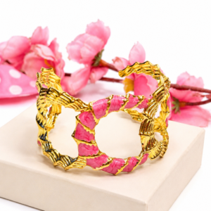 Pink Cuff Bracelet