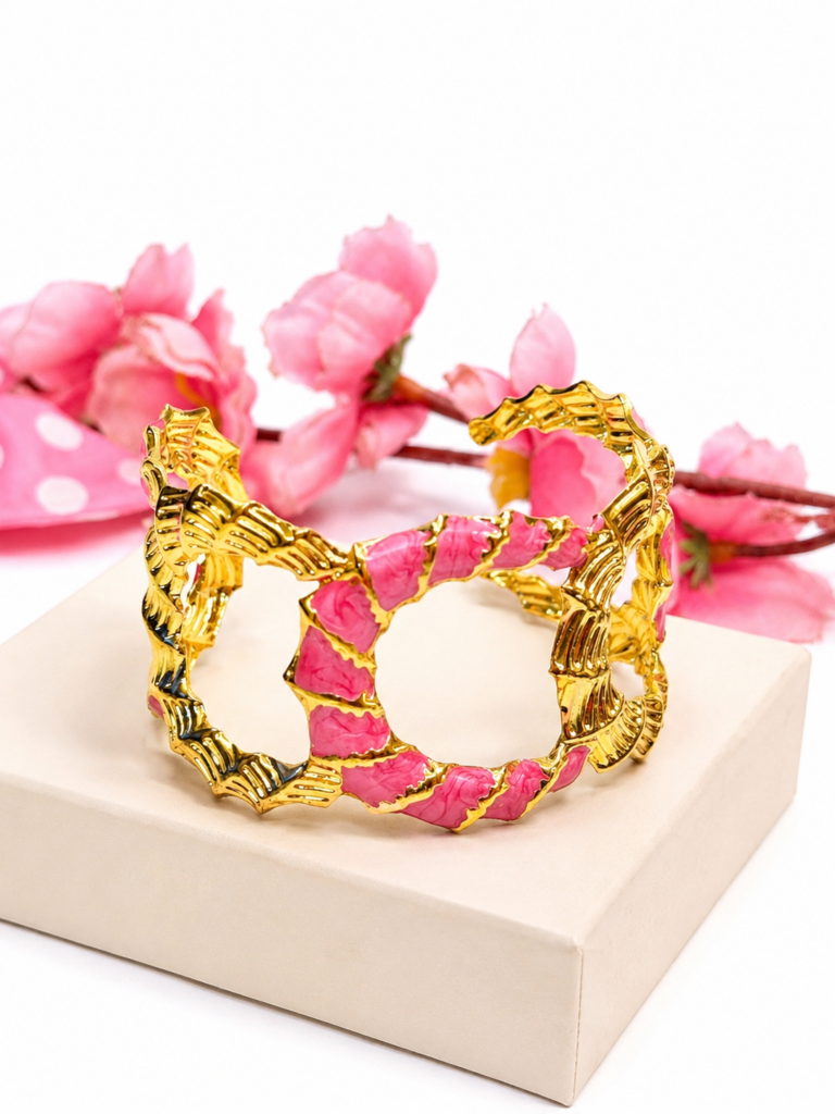 Pink Cuff Bracelet