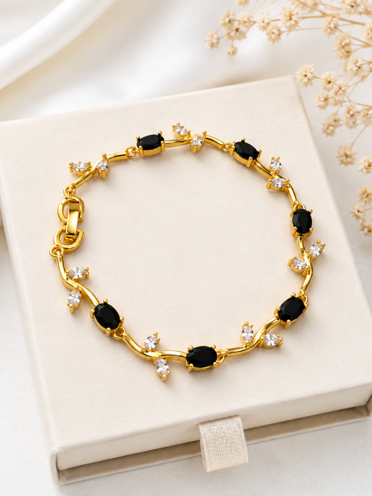 Black Tulip Bracelet