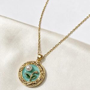 Aqua Bloom Necklace