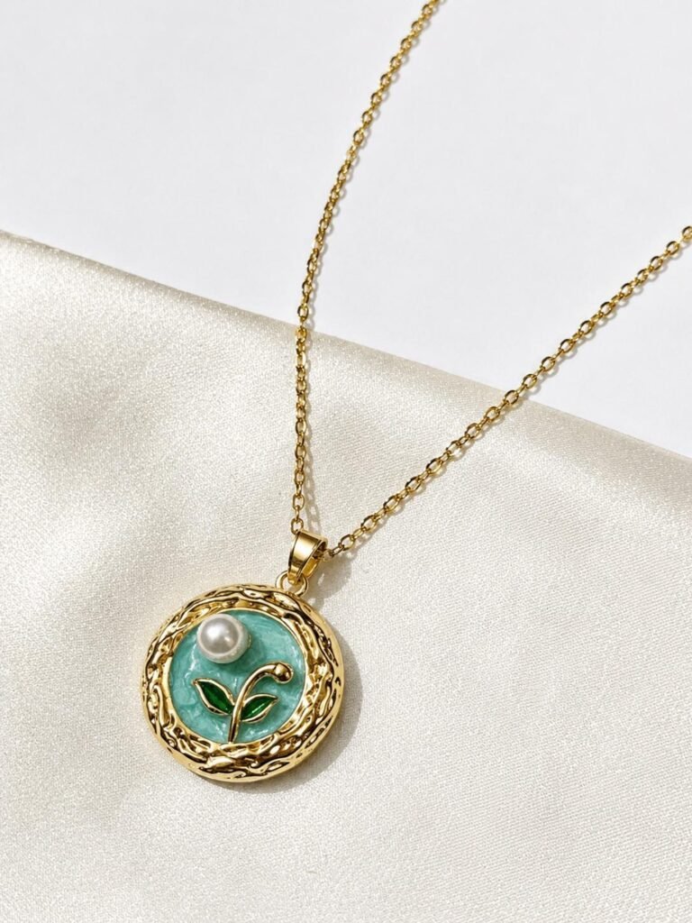 Aqua Bloom Necklace