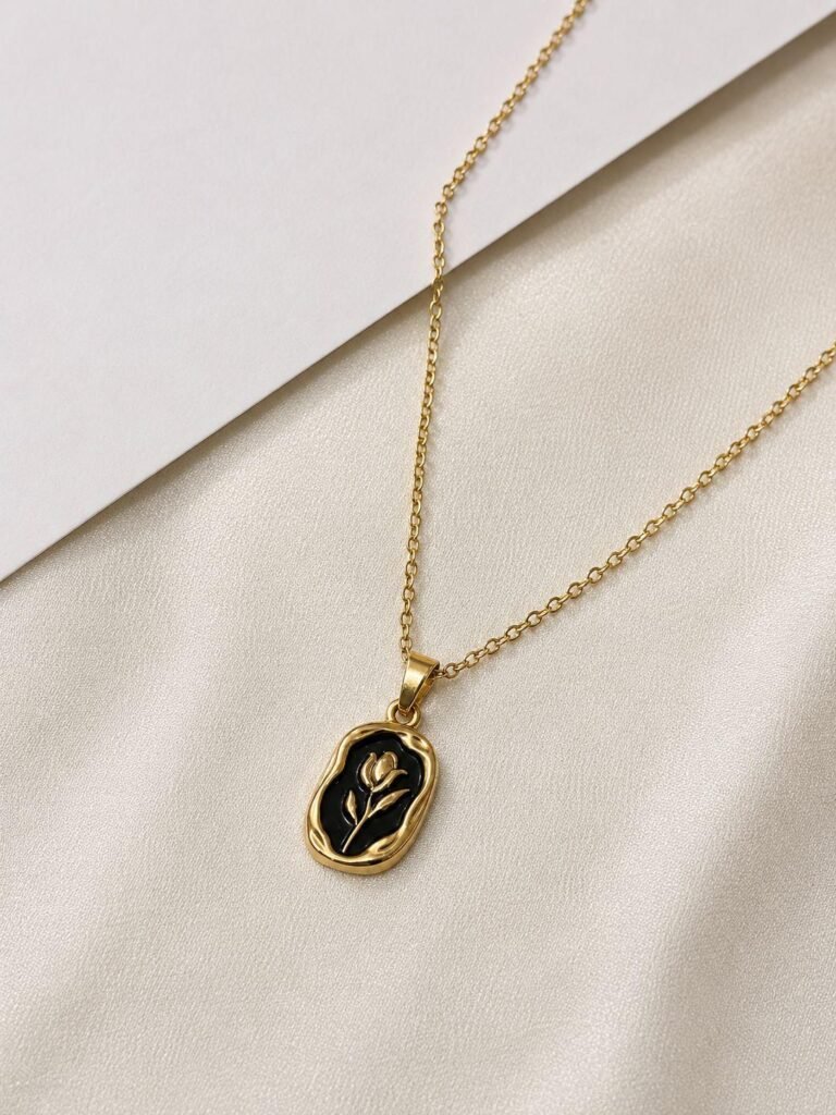 Black Rose Necklace