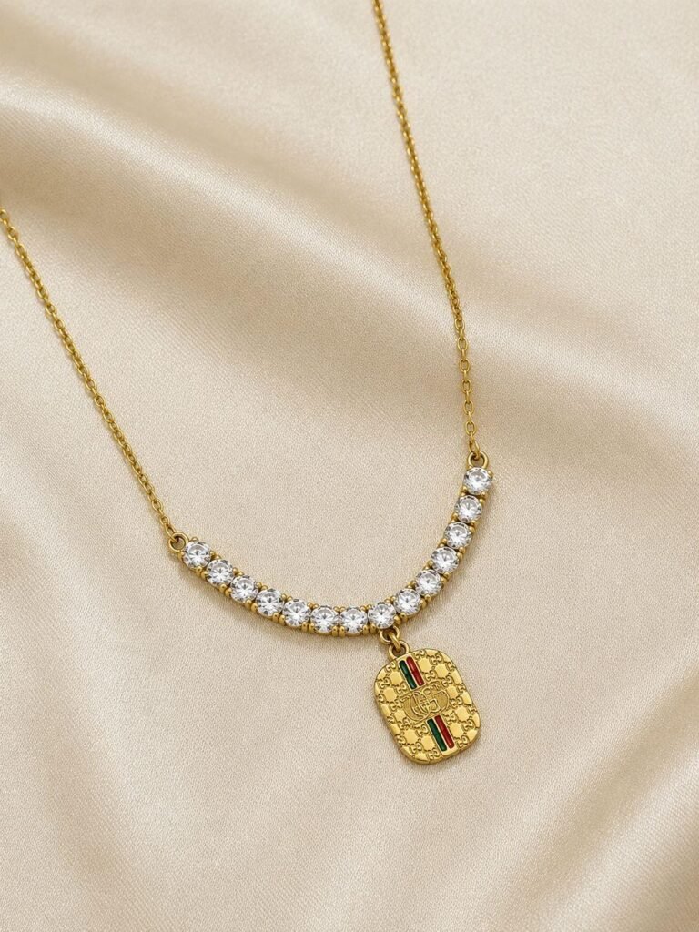 Crystal Luxe Charm Necklace