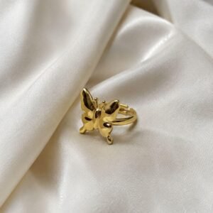 Golden Butterfly Ring