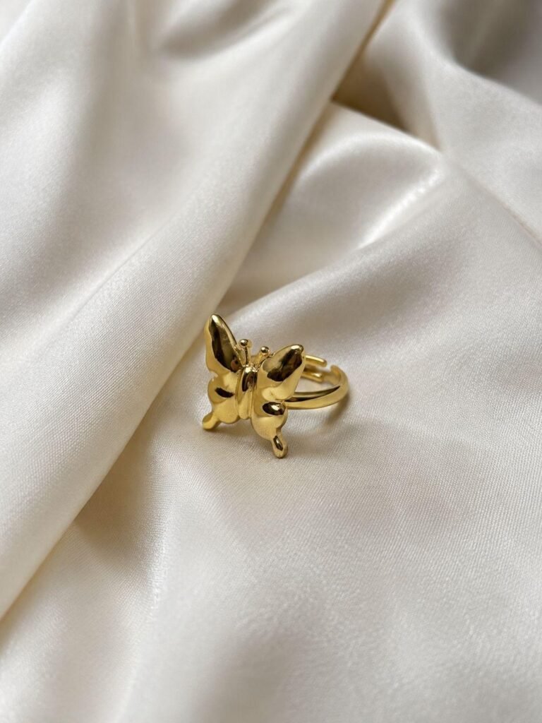 Golden Butterfly Ring