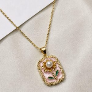 Pink Bloom Necklace