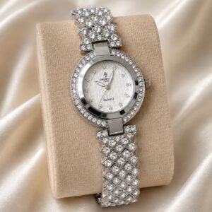 Silver Crystal Elegance Quartz Watch