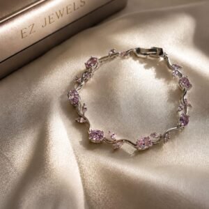 Pink Tulip Bracelet